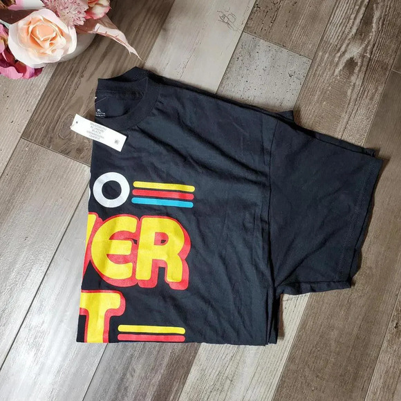 NWT Humor Men's Size XL "So Over It" Black Crewneck T-Shirt - Picture 12 of 12